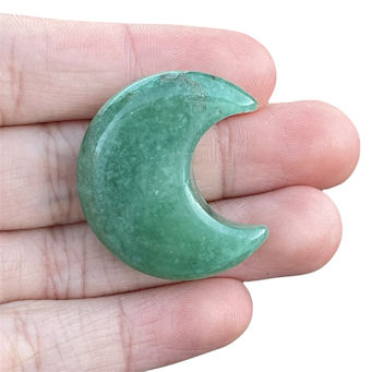 Green Aventurine Crescent Moon