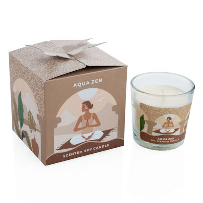 Moonshine Yoga Soy Candle AQUA ZEN