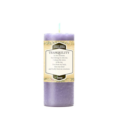 Affirmation Tranquility Candle - Click Image to Close