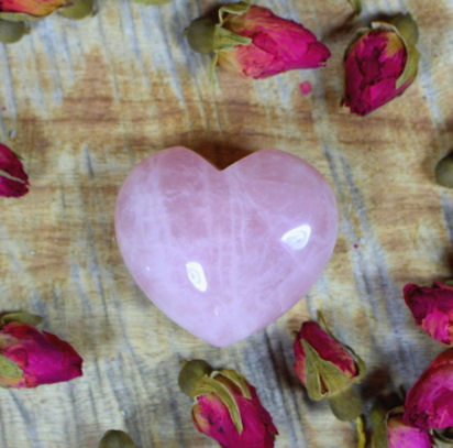 Rose Quartz Heart