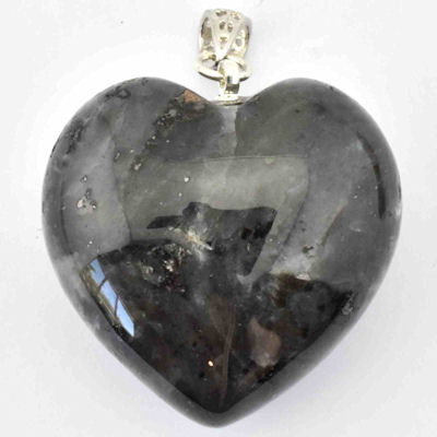 Larvikite Heart Pendant