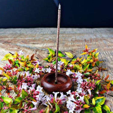 Rosewood Incense Holder - Click Image to Close